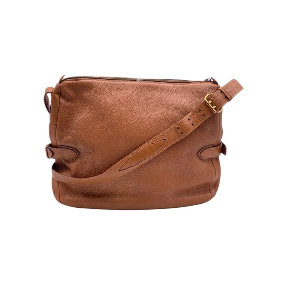 Gucci Vintage Leather Shoulder Bag GG Interlocking